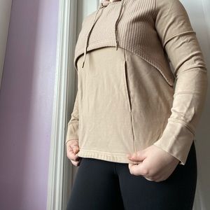 Women’s Tan Nordstrom Sweatshirt size S